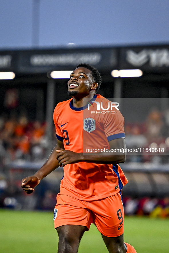 Netherlands player Noah Ohio during the match between the Netherlands and North Macedonia at the Yanmar Stadium for the Qualification EK 202...