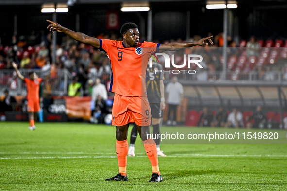 Netherlands player Noah Ohio during the match between the Netherlands and North Macedonia at the Yanmar Stadium for the Qualification EK 202...