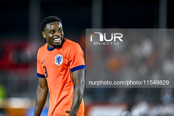 Netherlands player Noah Ohio during the match between the Netherlands and North Macedonia at the Yanmar Stadium for the Qualification EK 202...