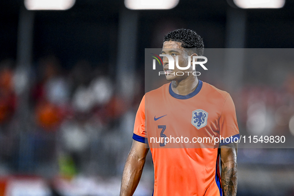 Netherlands player Ryan Flamingo plays during the match between the Netherlands and North Macedonia at the Yanmar Stadium for the Qualificat...