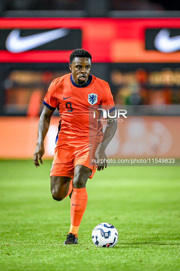 Netherlands player Noah Ohio during the match between the Netherlands and North Macedonia at the Yanmar Stadium for the Qualification EK 202...