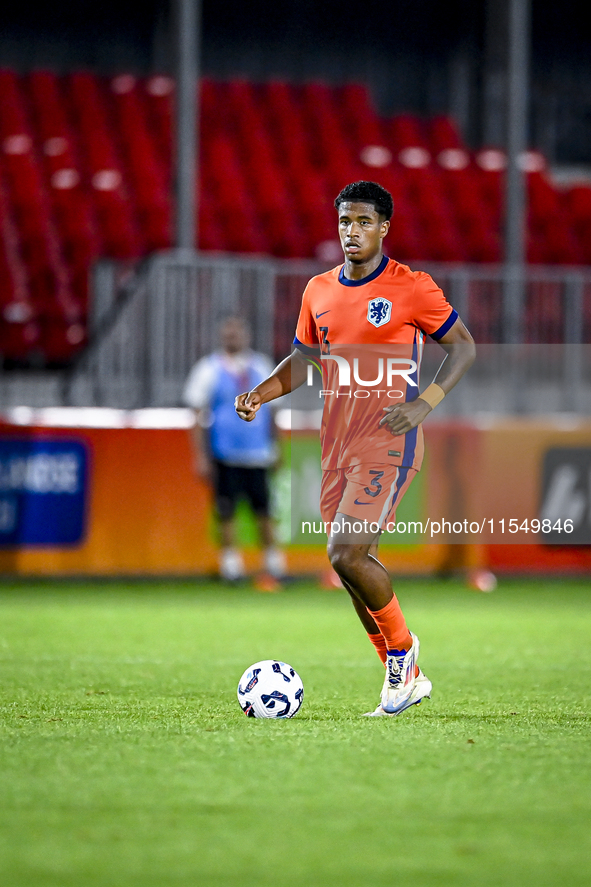 Netherlands player Ryan Flamingo plays during the match between the Netherlands and North Macedonia at the Yanmar Stadium for the Qualificat...