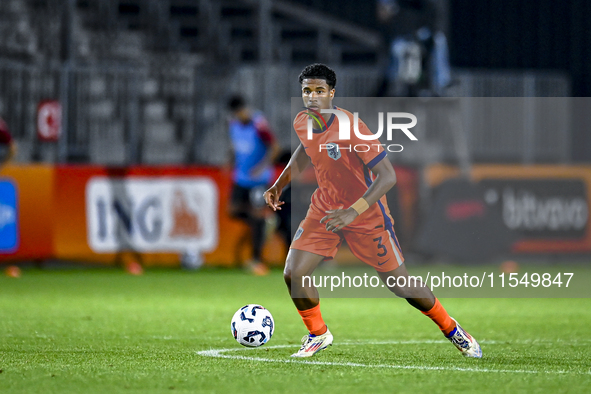 Netherlands player Ryan Flamingo plays during the match between the Netherlands and North Macedonia at the Yanmar Stadium for the Qualificat...