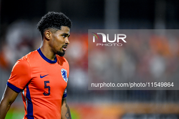 Netherlands player Ian Maatsen during the match between the Netherlands and North Macedonia at the Yanmar Stadium for the Qualification EK 2...