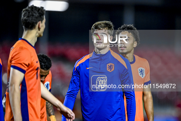 Netherlands player Wouter Goes plays during the match between the Netherlands and North Macedonia at the Yanmar Stadium for the Qualificatio...