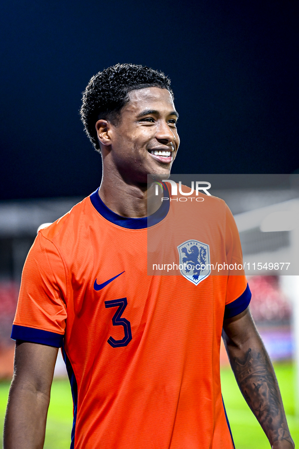 Netherlands player Ryan Flamingo plays during the match between the Netherlands and North Macedonia at the Yanmar Stadium for the Qualificat...