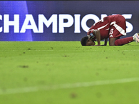 Ibrahim Mohammadali of Qatar celebrates after scoring during the qualification 3rd round for the FIFA World Cup 2026 group A match between Q...