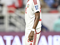 Yahya Alghassani of the United Arab Emirates during the qualification 3rd round for the FIFA World Cup 2026 group A match between Qatar and...