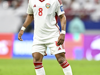 Tahnoon Hamdan of the United Arab Emirates during the qualification 3rd round for the FIFA World Cup 2026 group A match between Qatar and th...