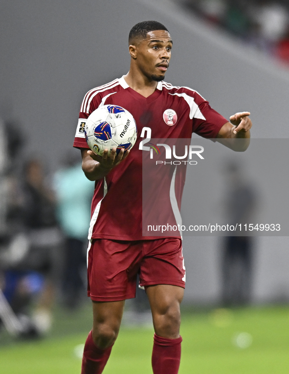 Pedro Correia of Qatar during the qualification 3rd round for the FIFA World Cup 2026 group A match between Qatar and United Arab Emirates a...