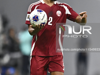 Pedro Correia of Qatar during the qualification 3rd round for the FIFA World Cup 2026 group A match between Qatar and United Arab Emirates a...