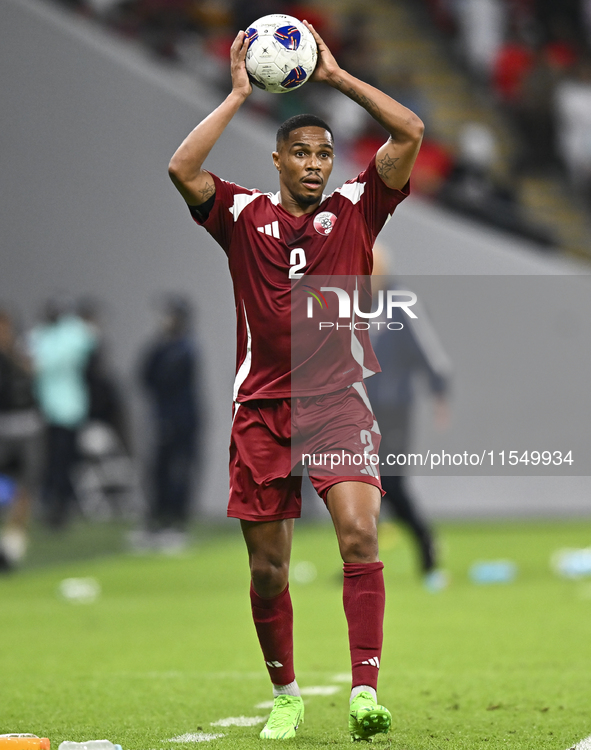 Pedro Correia of Qatar during the qualification 3rd round for the FIFA World Cup 2026 group A match between Qatar and United Arab Emirates a...