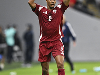 Pedro Correia of Qatar during the qualification 3rd round for the FIFA World Cup 2026 group A match between Qatar and United Arab Emirates a...