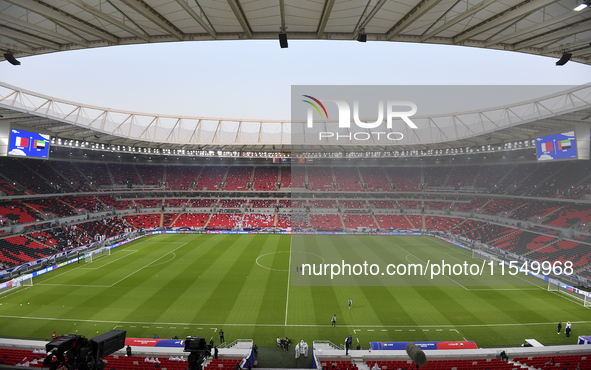 General exterior view of Ahmad Bin Ali Stadium before the qualification 3rd round for the FIFA World Cup 2026 group A match between Qatar an...