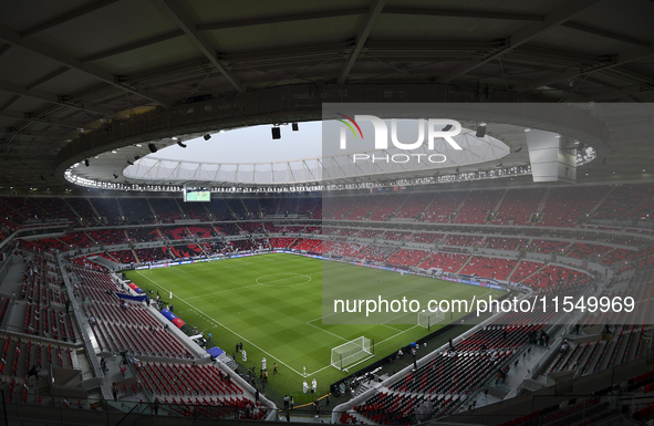 General exterior view of Ahmad Bin Ali Stadium before the qualification 3rd round for the FIFA World Cup 2026 group A match between Qatar an...