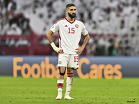 Yahia Nader of the United Arab Emirates during the qualification 3rd round for the FIFA World Cup 2026 group A match between Qatar and the U...