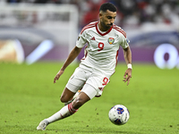 Harib Abdalla of the United Arab Emirates during the qualification 3rd round for the FIFA World Cup 2026 group A match between Qatar and the...