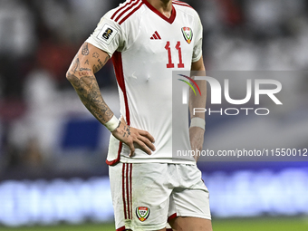 Caio Correa of the United Arab Emirates during the qualification 3rd round for the FIFA World Cup 2026 group A match between Qatar and the U...