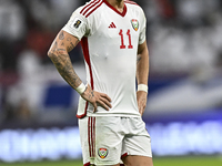 Caio Correa of the United Arab Emirates during the qualification 3rd round for the FIFA World Cup 2026 group A match between Qatar and the U...