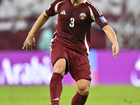 Lucas Mendes of Qatar during the qualification 3rd round for the FIFA World Cup 2026 group A match between Qatar and the United Arab Emirate...