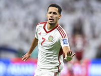 Ali Saleh Amro (#7) of the United Arab Emirates celebrates after scoring a goal during the qualification 3rd round for the FIFA World Cup 20...