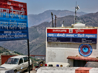 Police station in Mussoorie, Uttarakhand, India, on April 18, 2024. (