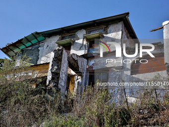 Old house in Mussoorie, Uttarakhand, India, on April 18, 2024. (