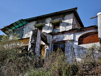 Old house in Mussoorie, Uttarakhand, India, on April 18, 2024. (