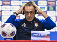 United Arab Emirates team head coach Paulo Bento attends a press conference after the qualification 3rd round for the FIFA World Cup 2026 gr...