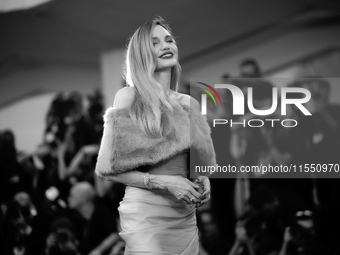 Angelina Jolie attends a red carpet for ''Maria'' during the 81st Venice International Film Festival in Venice, Italy, on August 29, 2024 (