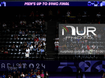 A general view of the stadium prior to the Men's up to 65kg Para Powerlifting Final on day eight of the Paris 2024 Summer Paralympic Games a...