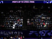 A general view of the stadium prior to the Men's up to 65kg Para Powerlifting Final on day eight of the Paris 2024 Summer Paralympic Games a...