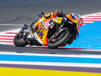 Pol Espargaro of Red Bull KTM Factory Racing participates in the Gran Premio Red Bull di San Marino e della Riviera di Rimini Free Practice...