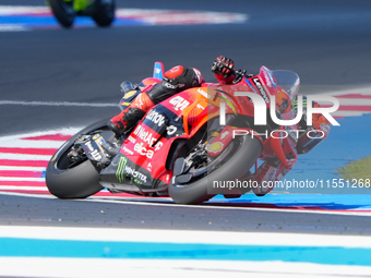 Francesco Bagnaia (Ita-Ducati Lenovo Team) participates in the Gran Premio Red Bull di San Marino e della Riviera di Rimini Free Practice Mo...