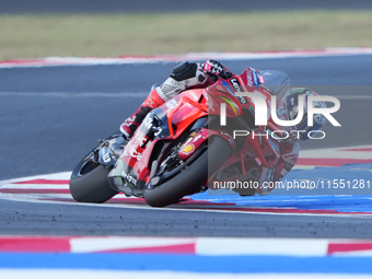 Enea Bastianini (Ita-Ducati Lenovo Team) participates in the Gran Premio Red Bull di San Marino e della Riviera di Rimini Free Practice Moto...