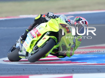 Fabio Di Giannantonio (Ita-VR46 Team Ducati) participates in the Gran Premio Red Bull di San Marino e della Riviera di Rimini Free Practice...