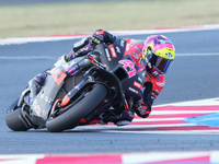 Aleix Espargaro (Spa-Aprilia Racing) participates in the Gran Premio Red Bull di San Marino e della Riviera di Rimini Free Practice MotoGP o...