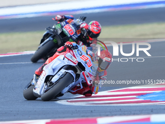 Marc Marquez (Spa-Gresini Racing Ducati) participates in the Gran Premio Red Bull di San Marino e della Riviera di Rimini Free Practice Moto...