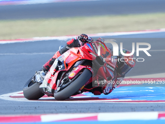 Francesco Bagnaia (Ita-Ducati Lenovo Team) participates in the Gran Premio Red Bull di San Marino e della Riviera di Rimini Free Practice Mo...