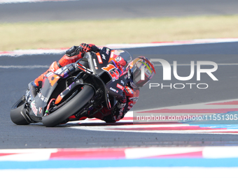 Maverick Vinales (Spa-Aprilia Racing) participates in the Gran Premio Red Bull di San Marino e della Riviera di Rimini Free Practice MotoGP...