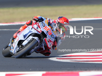 Marc Marquez (Spa-Gresini Racing Ducati) participates in the Gran Premio Red Bull di San Marino e della Riviera di Rimini Free Practice Moto...