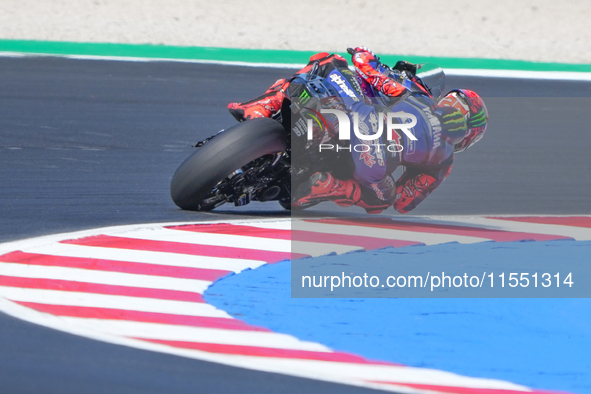 Fabio Quartararo (Fra-Monster Yamaha Team) participates in the Gran Premio Red Bull di San Marino e della Riviera di Rimini Free Practice Mo...