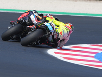 Marco Bezzecchi (Ita-VR46 Team Ducati) participates in the Gran Premio Red Bull di San Marino e della Riviera di Rimini Free Practice MotoGP...