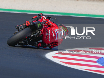 Francesco Bagnaia (Ita-Ducati Lenovo Team) participates in the Gran Premio Red Bull di San Marino e della Riviera di Rimini Free Practice Mo...