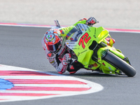 Marco Bezzecchi (Ita-VR46 Team Ducati) participates in the Gran Premio Red Bull di San Marino e della Riviera di Rimini Free Practice MotoGP...