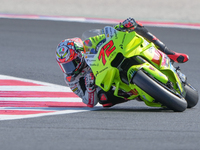 Marco Bezzecchi (Ita-VR46 Team Ducati) participates in the Gran Premio Red Bull di San Marino e della Riviera di Rimini Free Practice MotoGP...