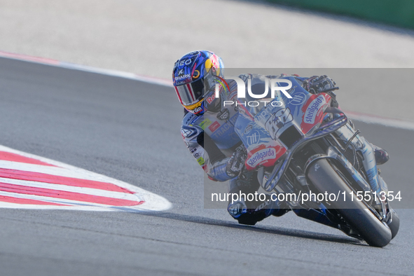 Miguel Oliveira (Por-Aprilia Racing) participates in the Gran Premio Red Bull di San Marino e della Riviera di Rimini Free Practice MotoGP o...