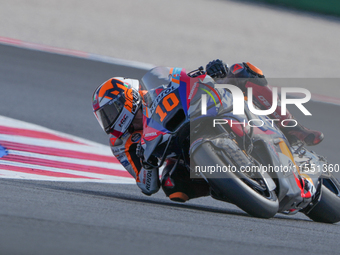 Luca Marini (Ita-Repsol Honda Team) participates in the Gran Premio Red Bull di San Marino e della Riviera di Rimini Free Practice MotoGP on...