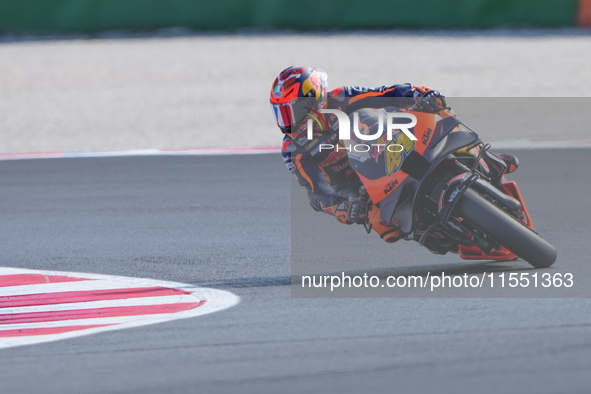 Pol Espargaro of Red Bull KTM Factory Racing participates in the Gran Premio Red Bull di San Marino e della Riviera di Rimini Free Practice...