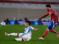 Lisandro Martinez of Argentina is in action during the FIFA World Cup 2026 Qualifier match between Argentina and Chile at Estadio Mas Monume...